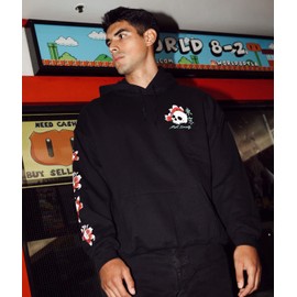 Riot Society Japan Koi Tattoo Mens Hoodie - Black, Large