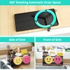 HapiRm Sink Caddy Sponge Holder - Self-draining Kitchen Sink Organizer
