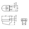 sugatune工業 Lamp Mark Stainless Steel Shelf Bracket SPHL – 30