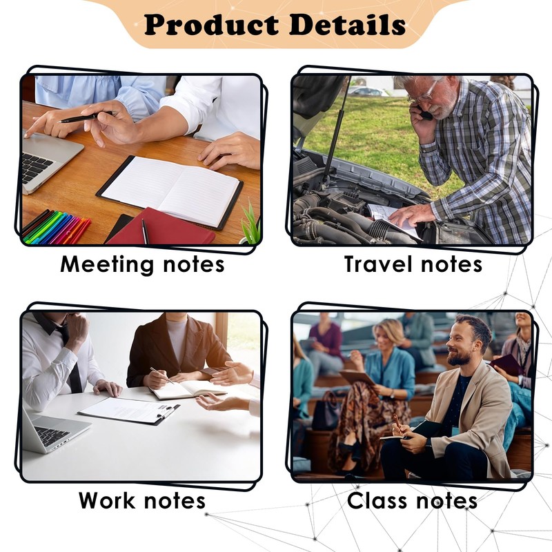 Xvvirnt 20 Pcs Pocket Notebook, 3.5 x 5.5 Inches Mini