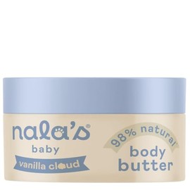 Nala's Baby Body Butter Vanilla Cloud | Allergen-Free Sweet Vanilla Fragrance | 98% Natural | Dermatologically-Tested and Paediatrician-Approved | Vegan | 200ml