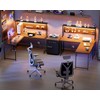 Pamray 60 Inch L Shaped Gaming Desk with Shelves and