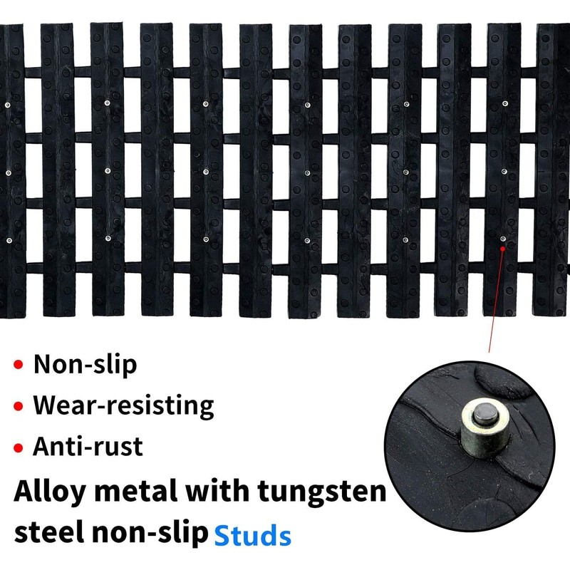 Emergency Devices Tire Traction Mats, Portable for Snow, Ice, Mud,