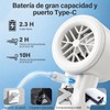 Ventilador Turbo Portátil de Mano,4000mAh Mini Ventilador,100 Velocidades
