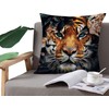 HUASHUZI Tiger Cushion Cover Decorations Pillow Cover Tiger Gifts Ornaments
