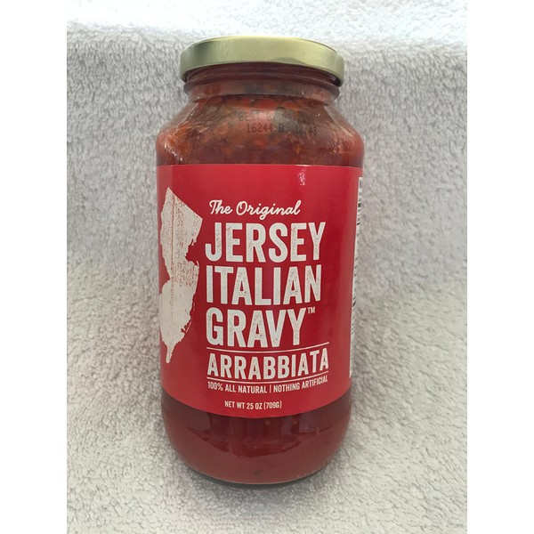 (1) The Original Jersey Italian Gravy Arrabbiata Sauce 25 oz jar