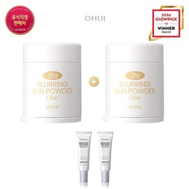 Ohui [LT] 3HR Blurring Sun Powder Duo No. 01 Clear + No. 02 Peach Beige / [LT]3HR 블러링 선파우더 듀오 01호 클리어 + 02호 피치베이지