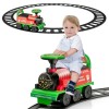 Costway 6V Battery Powered Kids Ride On Electric Train Set