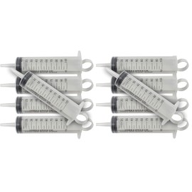 Romed Sterile Disposable Bubble Syringes (Pack of 10, 100 ml)