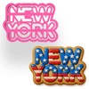 New York Word Cookie Cutter – 4x2.76" City Name Design