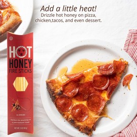 Savannah Bee Company Honey Straws 12 Pack - Healthy Snacks - Hot Honey