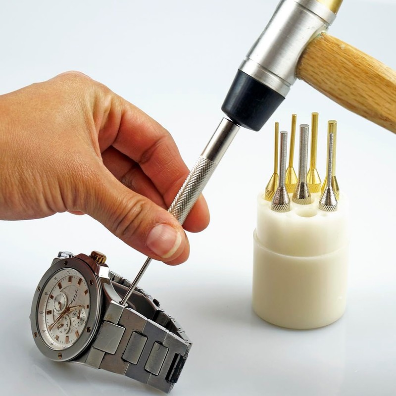 SE 5-IN-1 Dual Interchangeable Hammer - Threaded Copper, Brass Faces