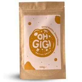 OhGiGi Organic Tooth Powder - Native Brush, 100g Refill