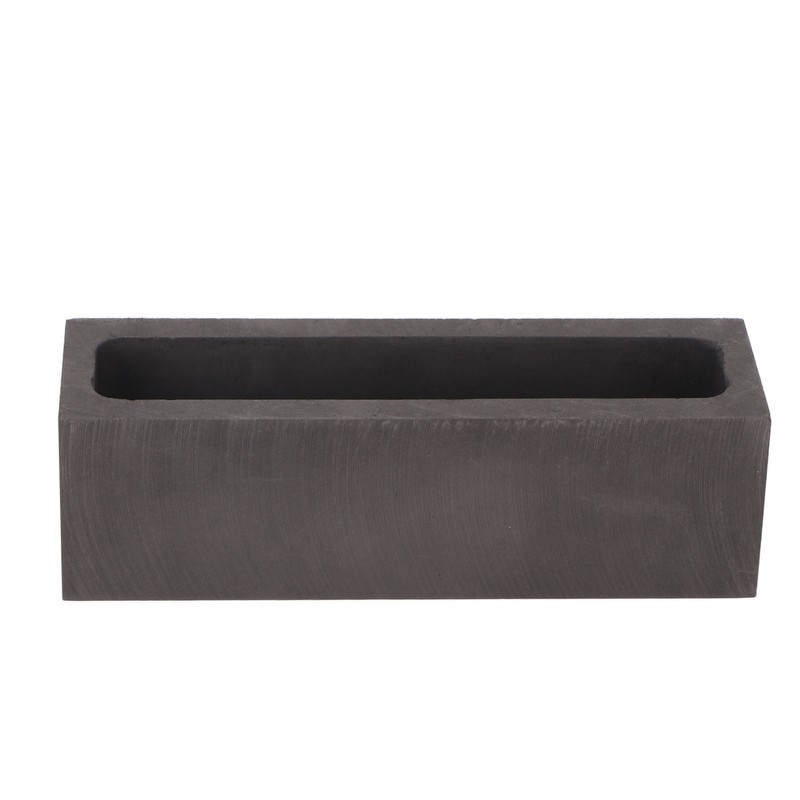 Graphite Ingot Mold Rectangular High Thermal Stability Metal Graphite Crucible