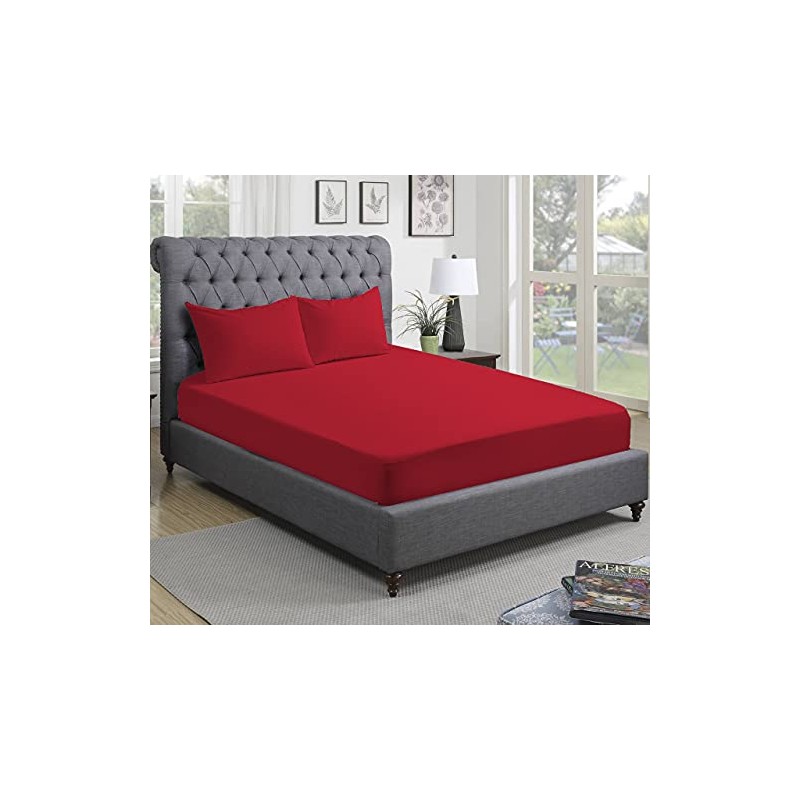 300 Thread Count 100% Pure Egyptian Cotton Bedding Fitted Sheets