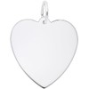Sterling Silver Classic Heart Charm