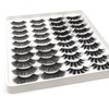 HANSPY False Eyelashes, Fluffy Crossed Faux Mink Eyelashes, 4 Styles,