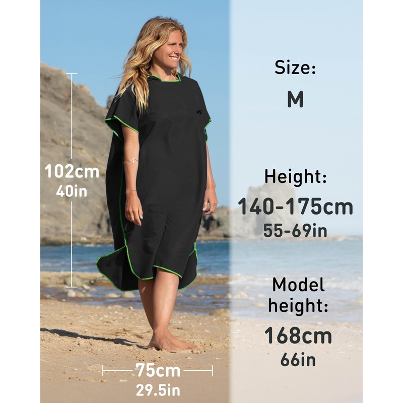 Fit-Flip Changing Robe - Microfibre Swim and Surf Poncho