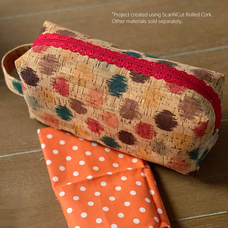 Brother ScanNCut Rolled Cork Fabric Palm Pattern