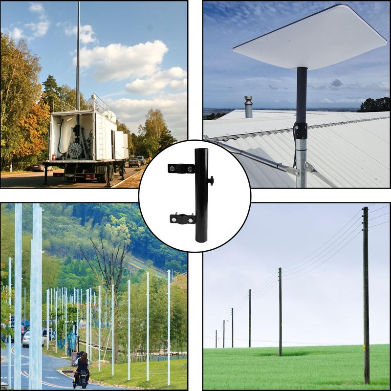 Motorhome Flag Holder, Adjustable Metal Flag for Flag Decoration, Ideal