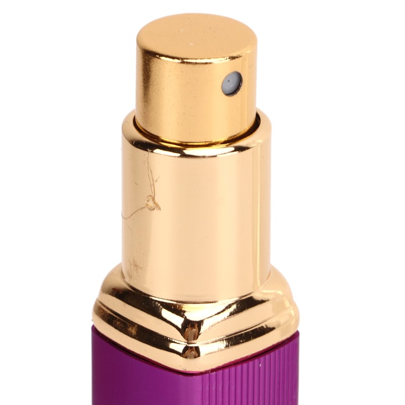 5pcs Travel Spray Bottles Eletrolytic Aluminium 12ml Refillable Perfume Bottles