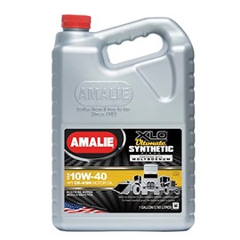 AMALIE XLO Ultimate 10W-40 Synthetic Blend W MOLY Engine Oil (160-79187-36) 1 Gallon Bottle, Pack of 4