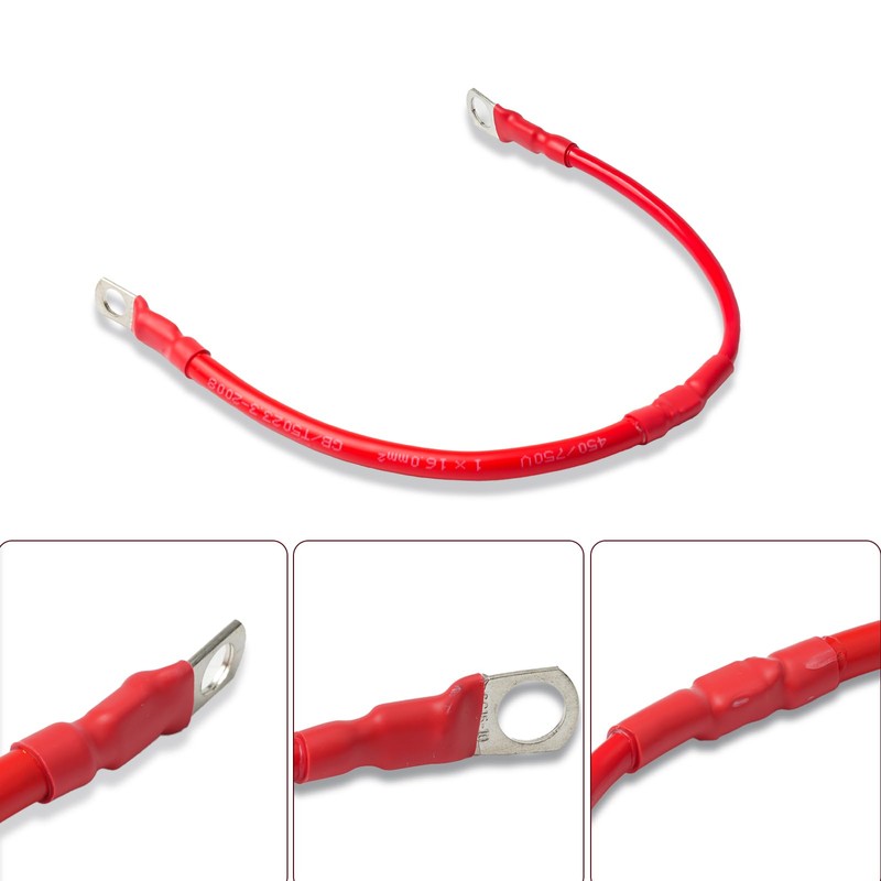 Camotokiit Battery Cables 6 Gauge with fuselink Battery to Grid
