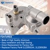 RARAYC Aluminum Thermostat Housing Kit Ford Coolant Compatible With Explorer