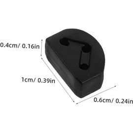 12 Piezas de Cuentas de Puente de Guitarra de Goma para Guitarra Clásica Diseño de 3 Agujeros, Fijación Segura y Mejora de Calidad de Sonido para Presentaciones Musicales
