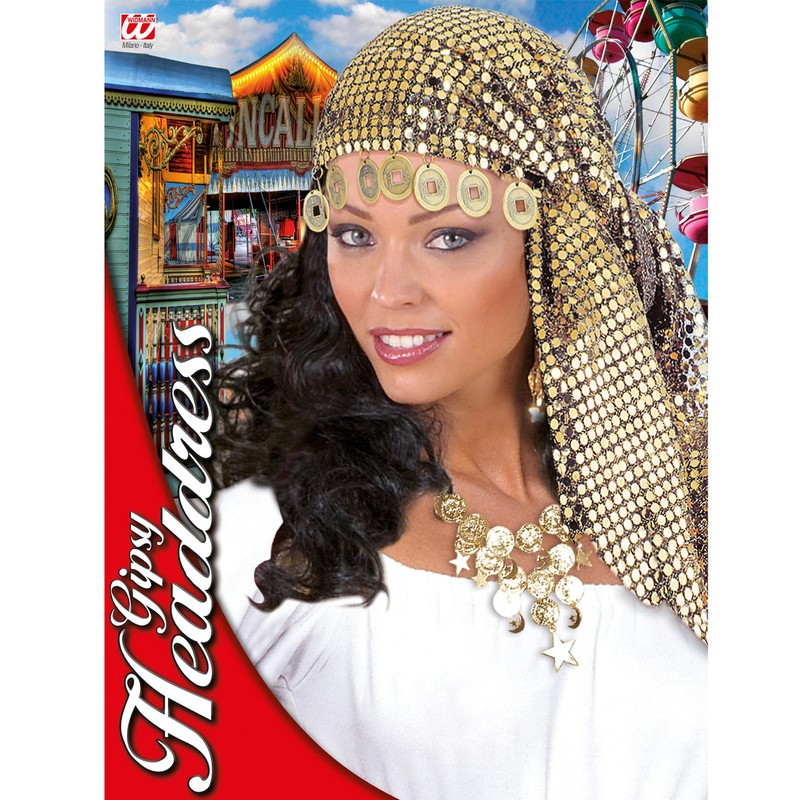 Sequin Gypsy Head Dress Accessory for Fancy Dress
