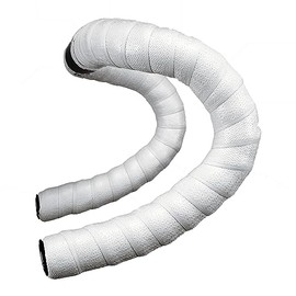 Lizard Skins DSP Bar Tape V2 Bicycle Bar Tape 2.5mm Thickness with Threaded Bar End Plug Diamond White