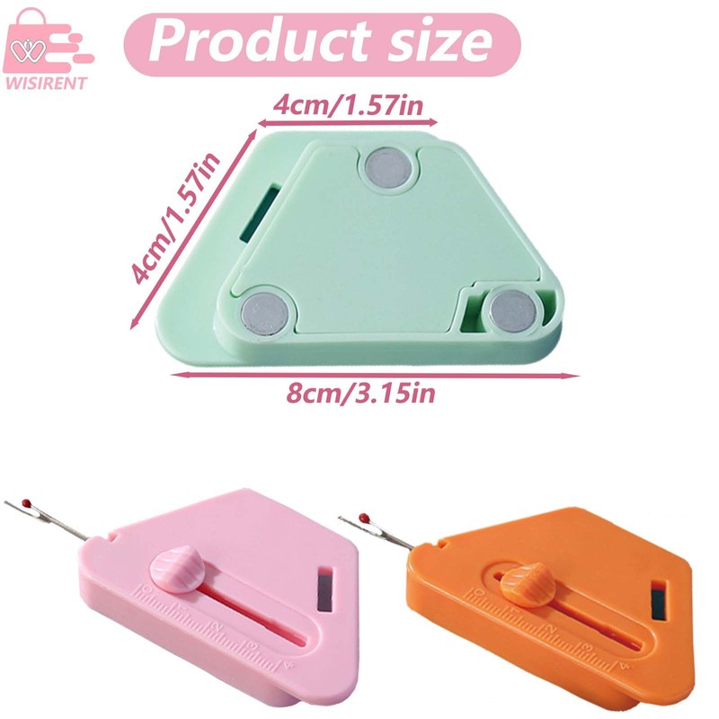 WISIRENT Pack of 3 Magnetic Seam Guide, Magnetic Sewing Guide