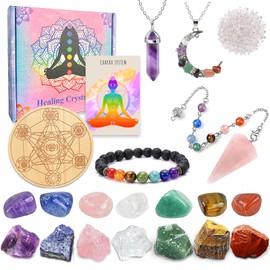Healing Crystals, Natural Crystal for Beginners, Healing Crystal Gifts for Anxiety Relief, Meditation, Yoga, Spiritual Awakening (Healing Crystals)