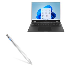 BoxWave Stylus Pen Compatible with LG Gram 16 2-in-1 (16T90P) - AccuPoint Active Stylus, Electronic Stylus with Ultra Fine Tip - Metallic Silver