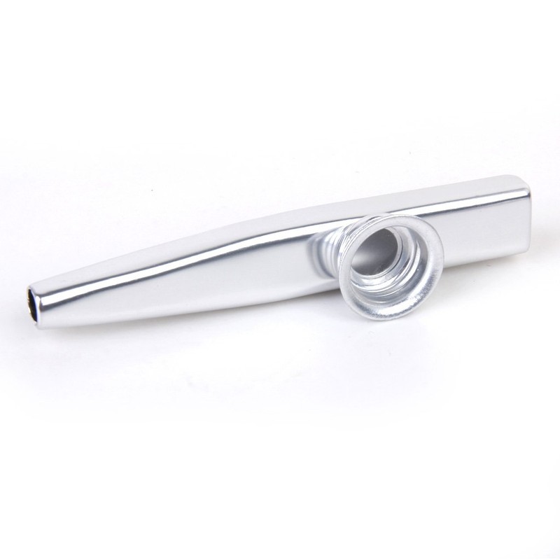 【ノーブランド品】ナカノ サブマリンカズー 音楽玩具 音楽愛好 KAZOO メタルカズー (シルバー)