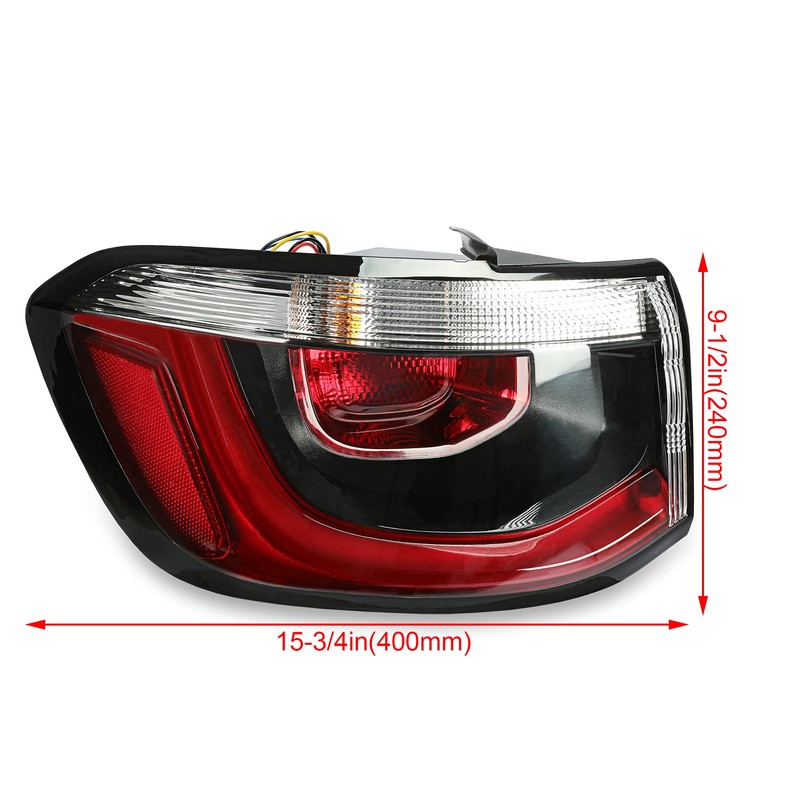Kojem Rear Left Tail Light W/Blub Compatible with 2017-2021 Jeep
