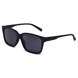 "Division" Fashion Squared Sunglasses with Temple Design UV 400 Protection