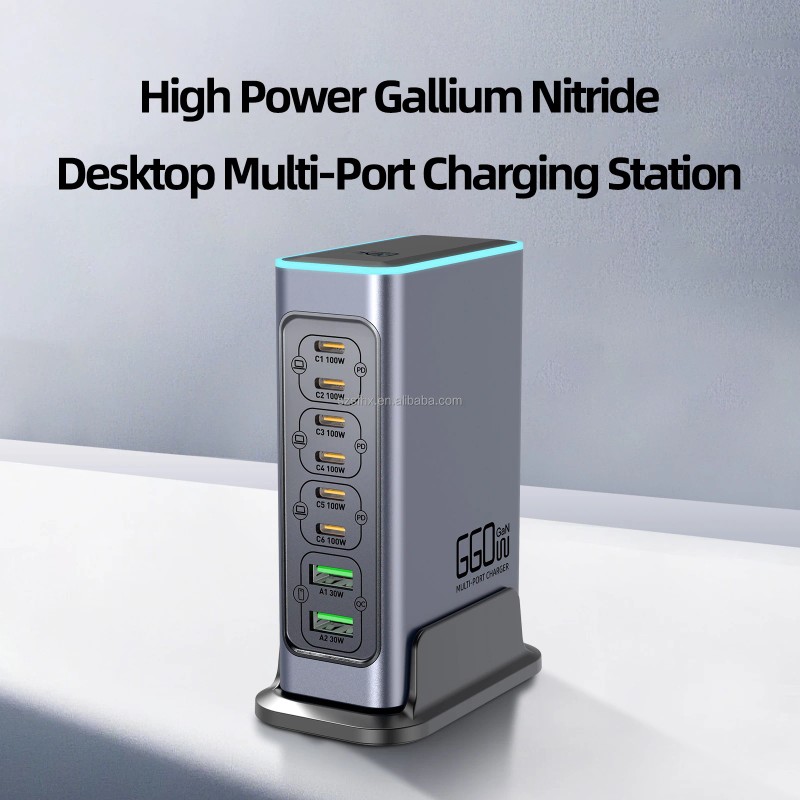 Multi-Port 100W PD Laptop USB Charging Station High-Power 140W GaN