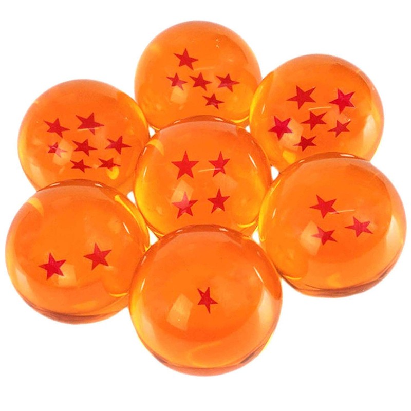 Pack of 7 Dragon Ball Balls, Dragon Balls 1 to