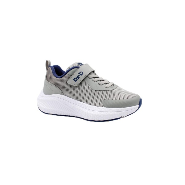 DRD Kids Turbo Orthopedic Friendly Shoe Grey/Blue 9.0C Wide Width