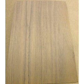 Walnut Wood Veneer Sheet 7" x 10" on phenolic Laminate Backer 1/16" A Grade