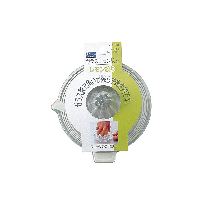 Pearl Metal C-4620 Kitchen Youth Full Glass Lemon Squeezer