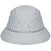 Kangol Quilted Casual Bucket Hat - Black, gray