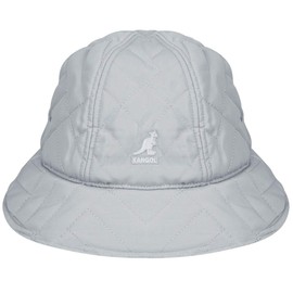 Kangol Quilted Casual Bucket Hat - Black, gray