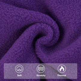 PUMYPOREITY Fleece Cat Vest, Thick Cat Shirt for Winter, Cold Weather Cat Clothes, Soft Kitten Sweater, Cat Sweaters for Cats Only, Purple, S