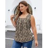 KTILG Spring Tops for Women Trendy Boho Tank Top Square