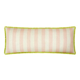 Spartina 449 Decorative Pillow, Lumbar 14x36, Queenie Cabana Stripe Pink/White