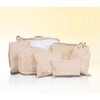 travel pouch, beige