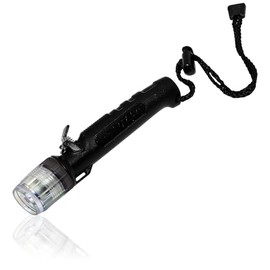Saekodive Lite LED Flashlight - 150 Lumens Underwater Dive Light - Waterproof Torch Light for Outdoor Activities - Scuba Gear, Technical, Cave, Hunting, Camping Accessories (Black)
