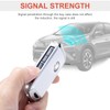 SHANGHONG Compatible with Mazda Key Fob Cover with Keychain Leather